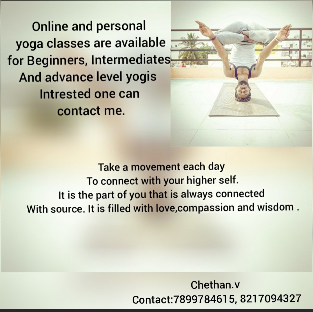Chethan89299554's tweet photo. DM FOR MORE INFORMATION 
#YOGAEVERYDAY #YOGAINSTRUCTOR #YOGATEACHER #YOGA 

@dasadarshan @akshaykumar @anandmahindra @amitabhk87 @anilkumble1074 @klrahul @DKShivakumar @iamRashmika @DVSadanandGowda @SadhguruJV @ishafoundation https://t.co/an9dmht9RU