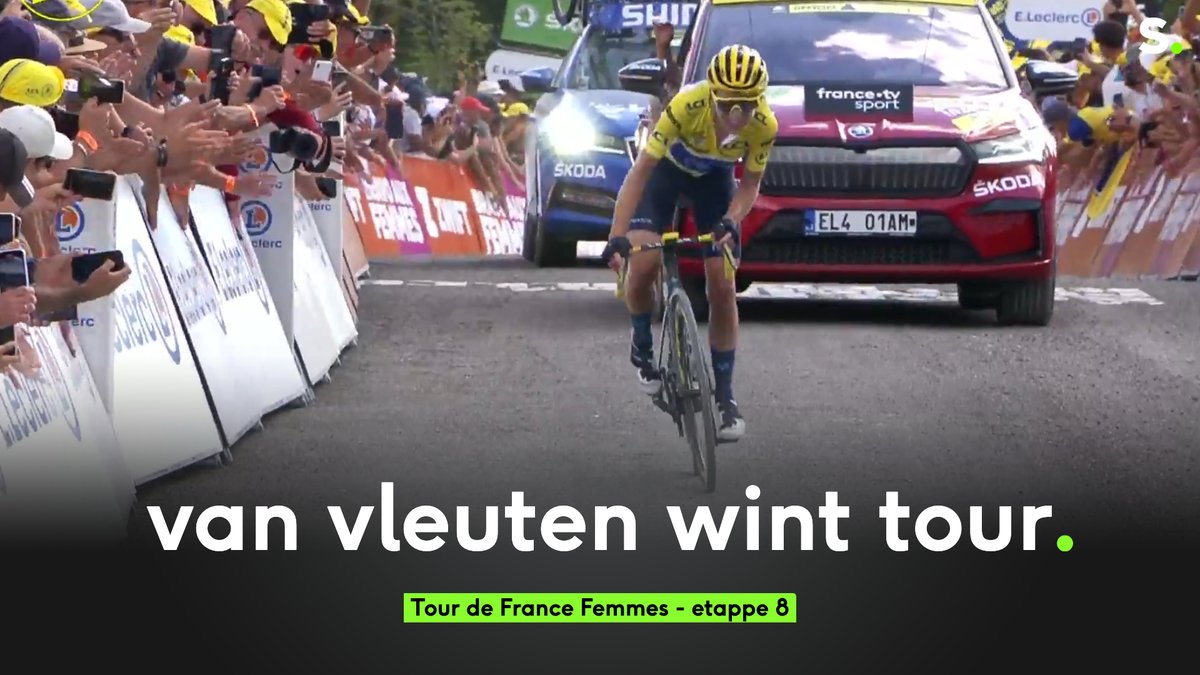 Annemiek van Vleuten schrijft geschiedenis na absolute demonstratie op La Planche des Belles Filles! #TDFF 

sporza.be/nl/wedstrijden…