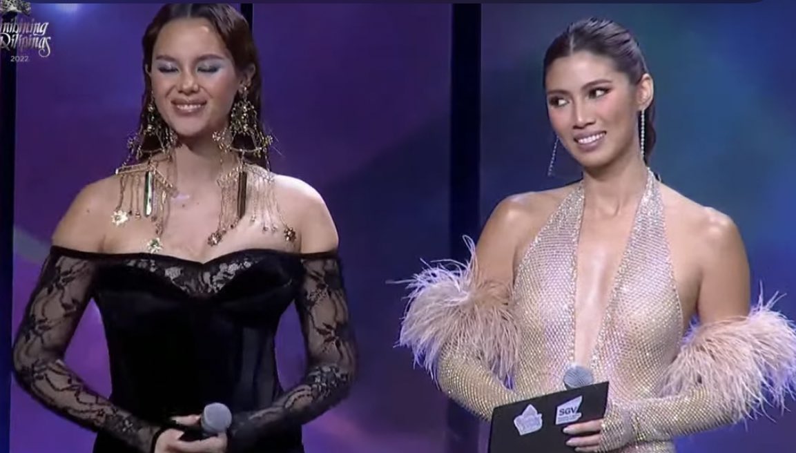 JonBryx's tweet image. #BinibiningPilipinas #BinibiningPilipinas2022

The girls: 

“With the new government I see a brighter future for the next six years”

Them representing me: