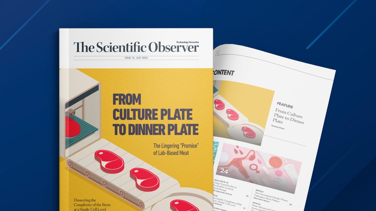 molcoddington's tweet photo. It's time for a new issue of #TheScientificObserver! This month's issue is jam-packed with content exploring a variety of "emerging" areas in scientific research, including psychedelics, the endocannabinoid system and the future of food.
https://t.co/aXaLSfNnIN https://t.co/ktbcXjcRxH