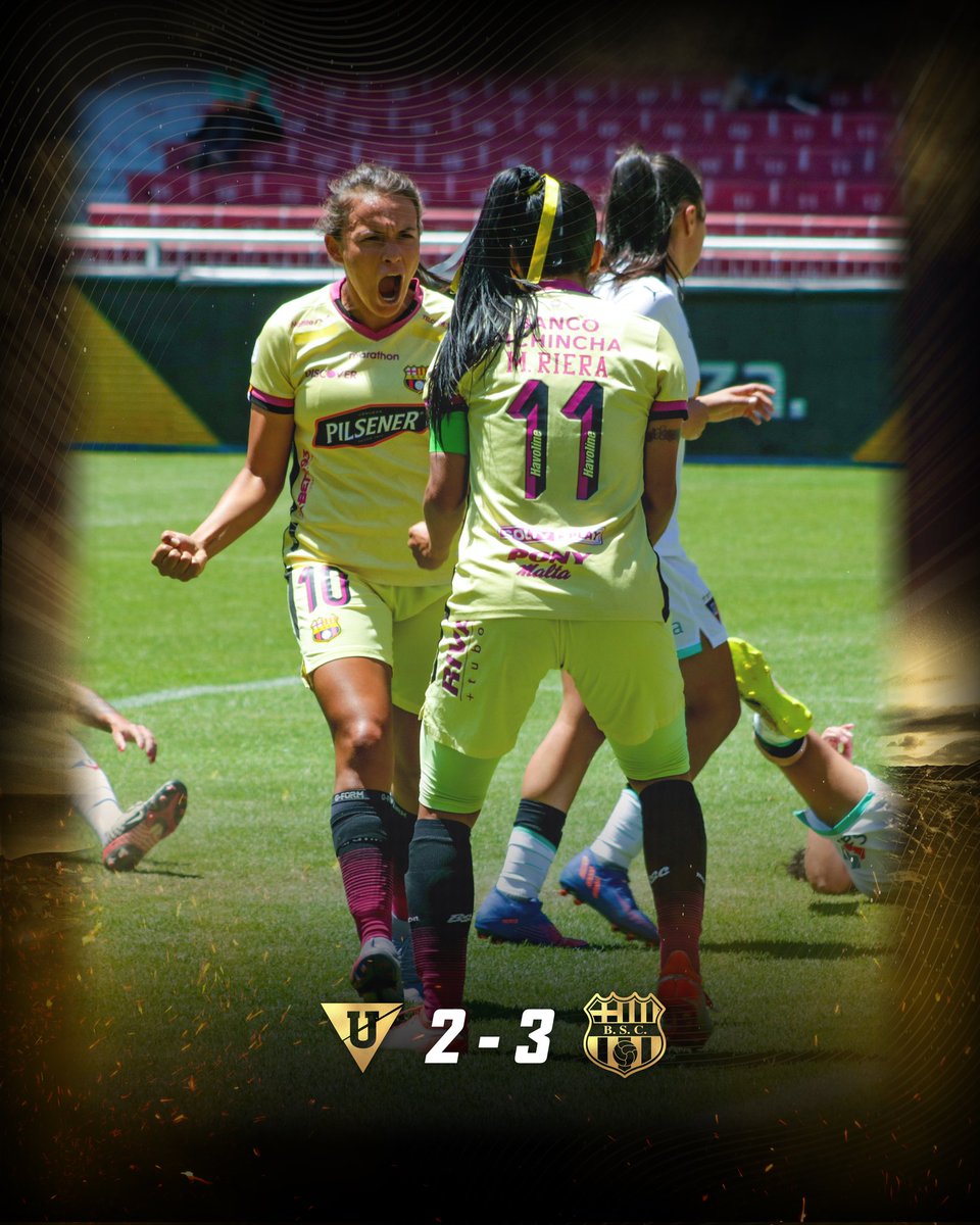BSCFemenino_'s tweet photo. ¡TRIUNFO AMARILLO, EN PONCEANO! 💣🔥💯

Nuestro equipo venció 2-3 a Liga en Casa Blanca con goles de Jhojandry Monsalve, Madelen Riera y Lisa Campos 👊🤩 

#EstoEsBarcelona👧🟡⚫ https://t.co/aIzGZC4bnK