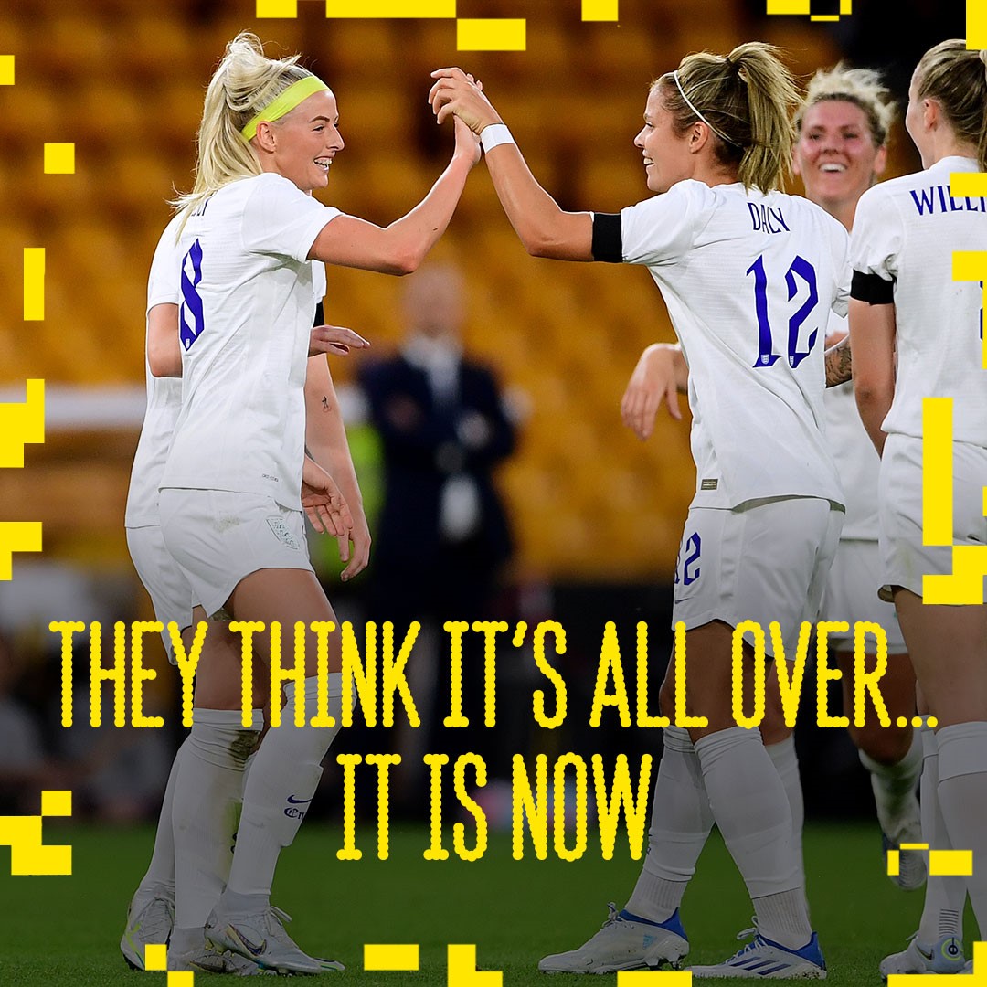 The final whistle goes. The crowd goes wild. England have only gone and done it! #HopeUnited