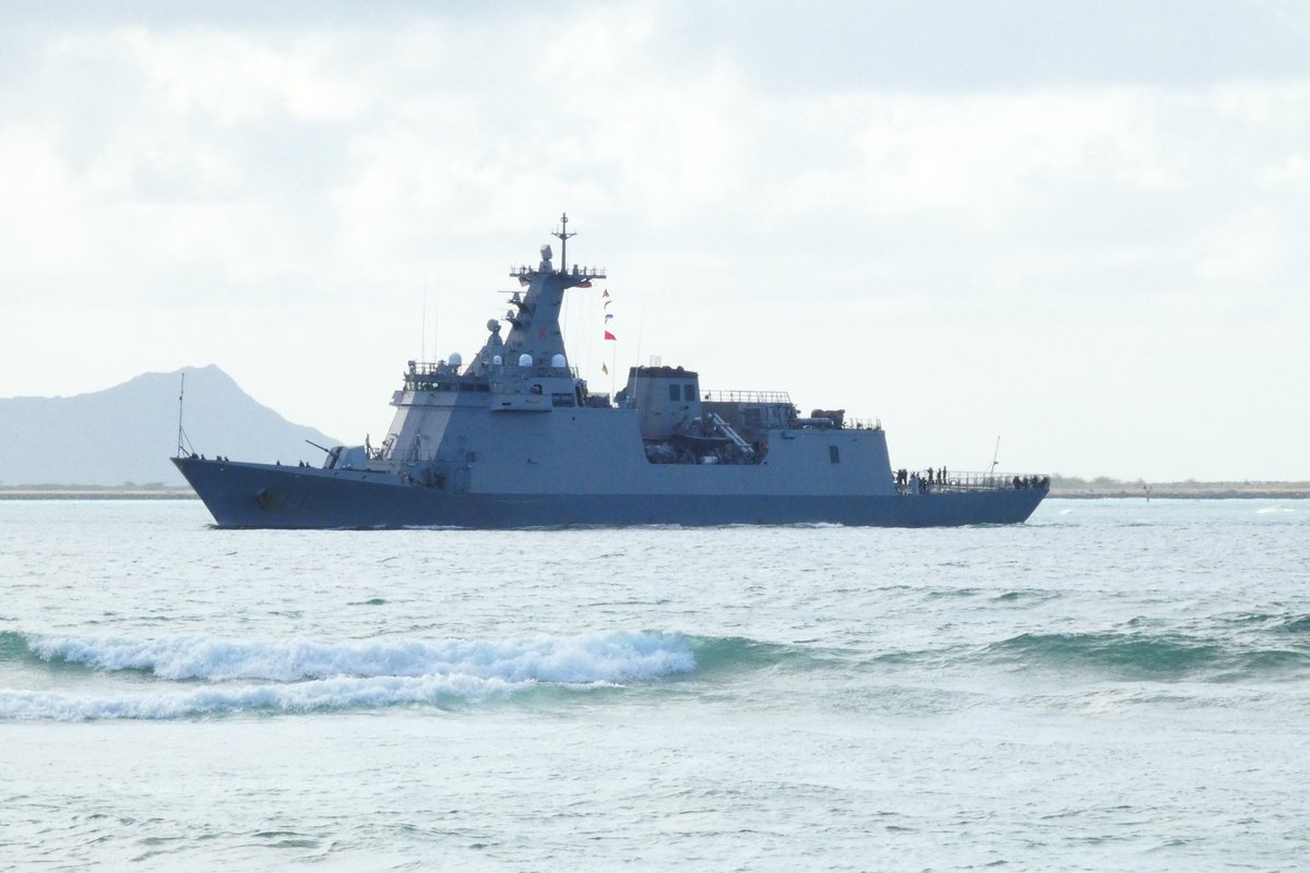 ES12071207's tweet photo. Philippine Navy Jose Rizal-class guided missile frigate BRP Antonio Luna (FF 151) coming into Pearl Harbor - July 31, 2022 #brpantonioluna #ff151 https://t.co/PhLoc7lkRB