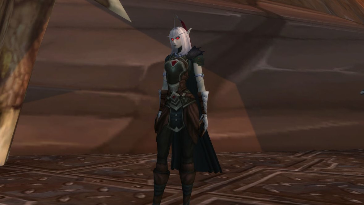 PBloodheart's tweet photo. Finally unlocked my dark ranger! 🧟‍♀️🏹

Made some slight adjustments to the transmog, ditched the hood &amp; all set for #Warcraft #Dragonflight https://t.co/8pJS7NAiTm