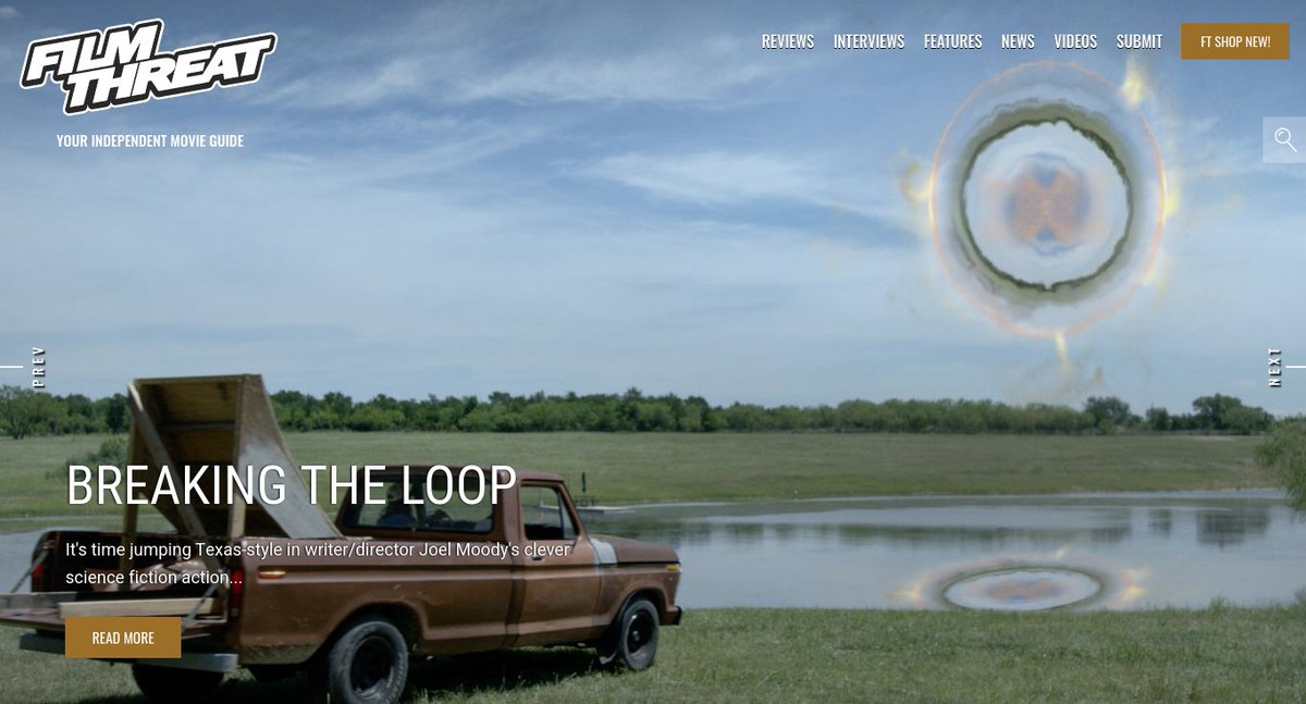 FilmThreat's tweet image. “...all the future Bos want this Bo to go back to 2020 and find a way to save Candice.” Michael Talbot-Haynes straps in for a wild ride with Breaking The Loop.
filmthreat.com/reviews/breaki… #SupportIndieFilm #BreakingTheLoop #SciFi