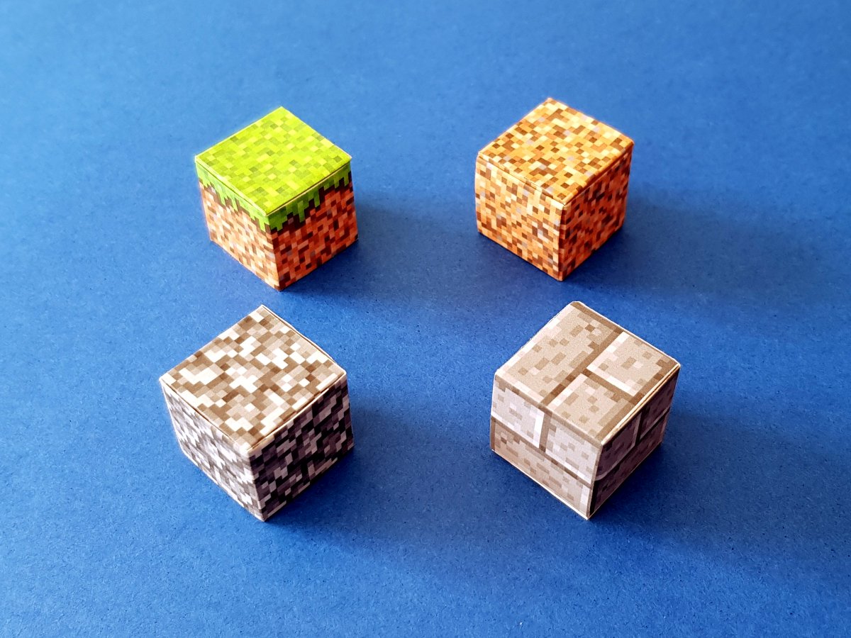 Minecraft Origami tweet media