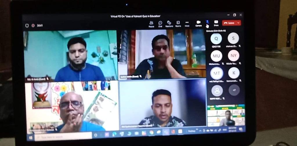Last Friday (29/07/2022) We have finished our Virtual PD On " Uses of Kahoot! Quiz in Education" 
Thanks everyone to support us.
<a href="/asalam468/">Abdus Salam</a>
<a href="/Chanchol141/">Md.Siyabuzzaman Chanchol🇧🇩</a> <a href="/alamin4bd/">Al Amin</a> <a href="/nazmulhaque5921/">nazmulhaque592</a> <a href="/Jashim79482558/">Md. Jashim Uddin</a> <a href="/IsratJa58386517/">Israt Jahan</a> <a href="/Kahoot/">Kahoot!</a> @KahootAcademy <a href="/MicrosoftEDU/">Microsoft Education</a> <a href="/mabohassan781/">Mohammed Abo Hassan ✈️#ISTELive23</a> <a href="/DouhaJemai/">Douha jemai 🌍SchoolAdvocate #bestteacheraward2022</a>