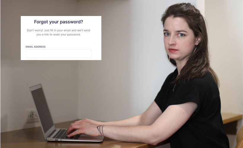 Reductress's tweet photo. Woman Humbly Goes Straight to 'Forgot Password' Option: https://t.co/Bvz7HYW6EA https://t.co/MUNcSRZxgB