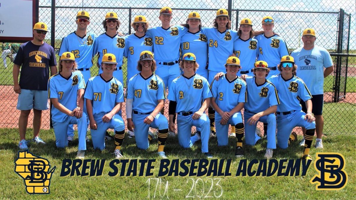I want to give a huge thank you to <a href="/Chad__Tindall/">Chad Tindall</a> and <a href="/dheinkel/">Dave Heinkel</a> and the whole Brew State Baseball family. I couldn't have asked for a better group of guys to spend my last 2 years of summer ball with. I will always remember every one of y'all❤️