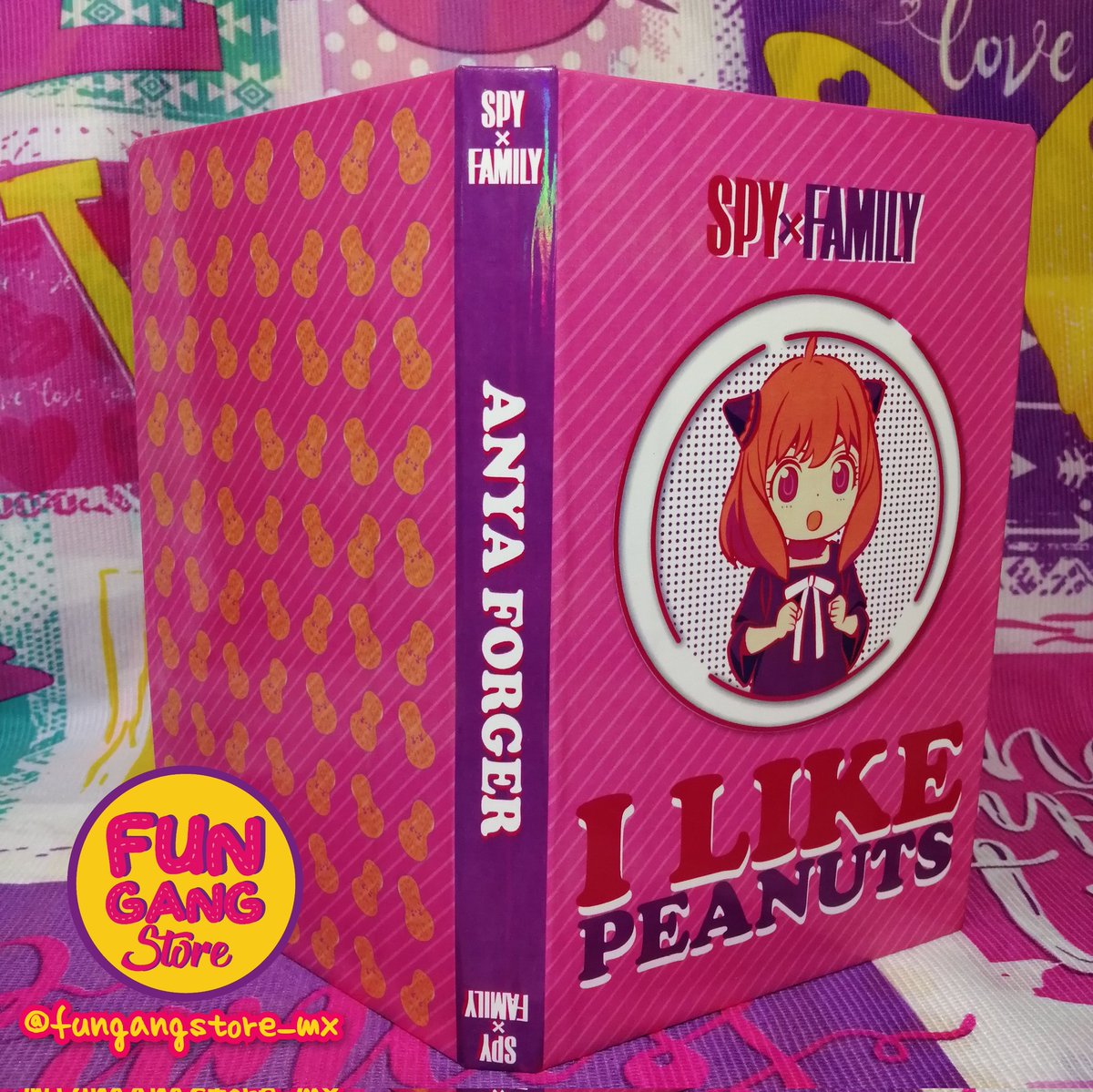 FunGangStore's tweet photo. 📚Sketchbook de Anya Forger, sobre pedido.

📒Pasta dura con acabado arcoiris y 200 hojas blancas.

💰Precio: $200

#libreta #libretas #cuaderno #cuadernos #diseñografico #hechoamano  #anime #manga #animeandmanga #spyxfamily #animeymanga #anyaforger https://t.co/xqmZJos1yQ