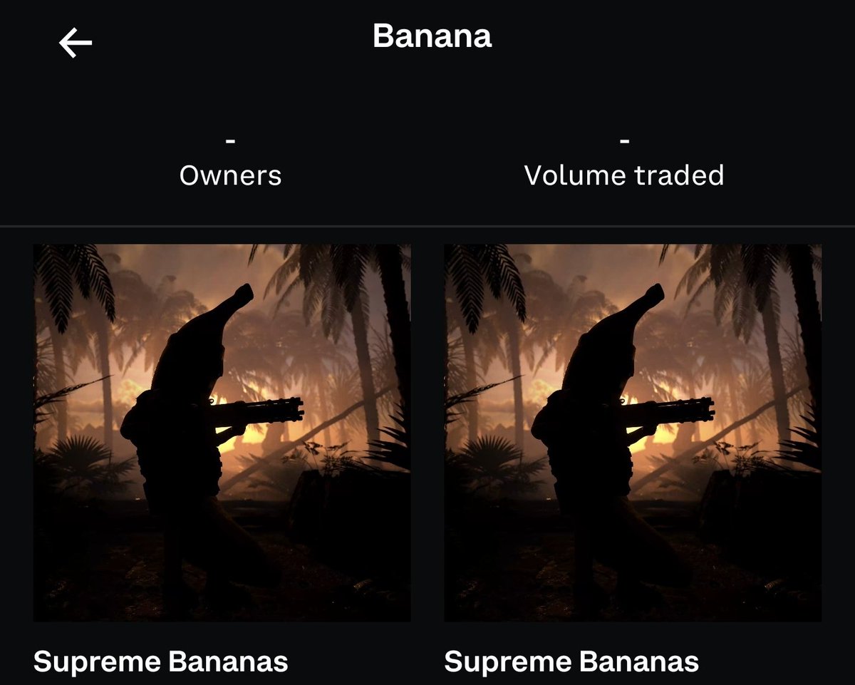 Banana mint live! LFG!! 🍌🍌🦍🦍 #KongSeason #SupremeKong #SupremeBanana <a href="/supremekong/"></a>