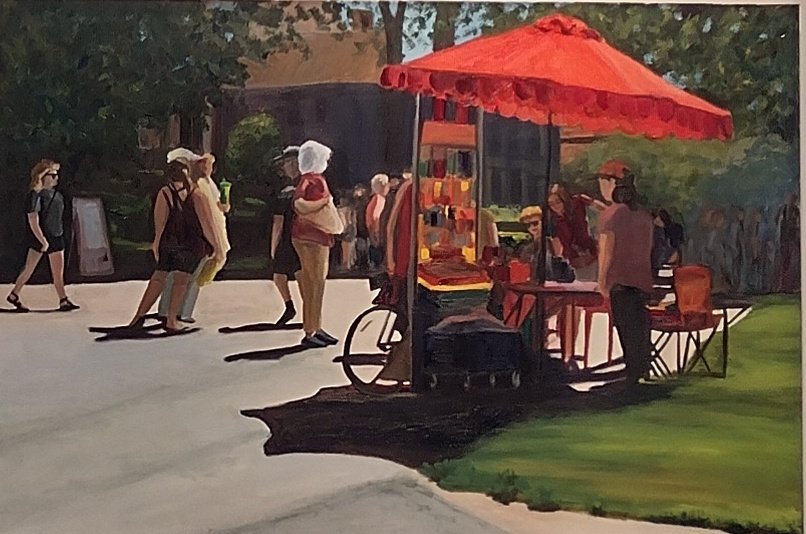 Some fresh paint for a new show.