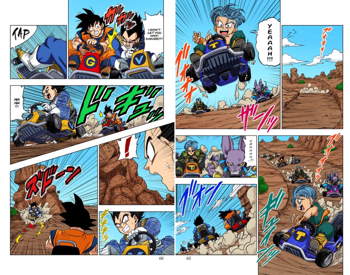 Monaka for Sparking! ZERO on X: Anyways, read DBM. If not for the art and  this beautiful shot of Goku and Vegeta  / X