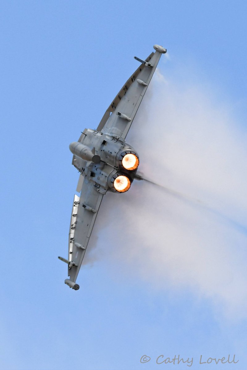 RAF Typhoon display at Southport airshow