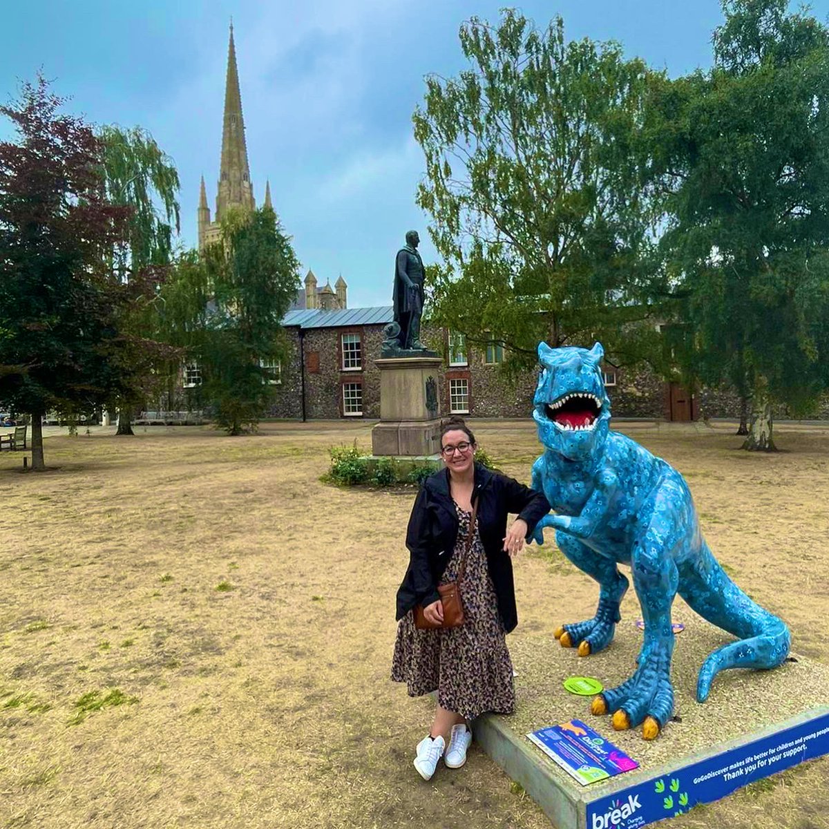 Spent some of Sunday on the dinosaur trail around Norwich. Spotted 33/77 in limited time & rainy conditions. A great initiative from @wildinart to raise money for @break_charity. Highly recommend @GoGoDiscover22 if you are in the area. #gogodiscover