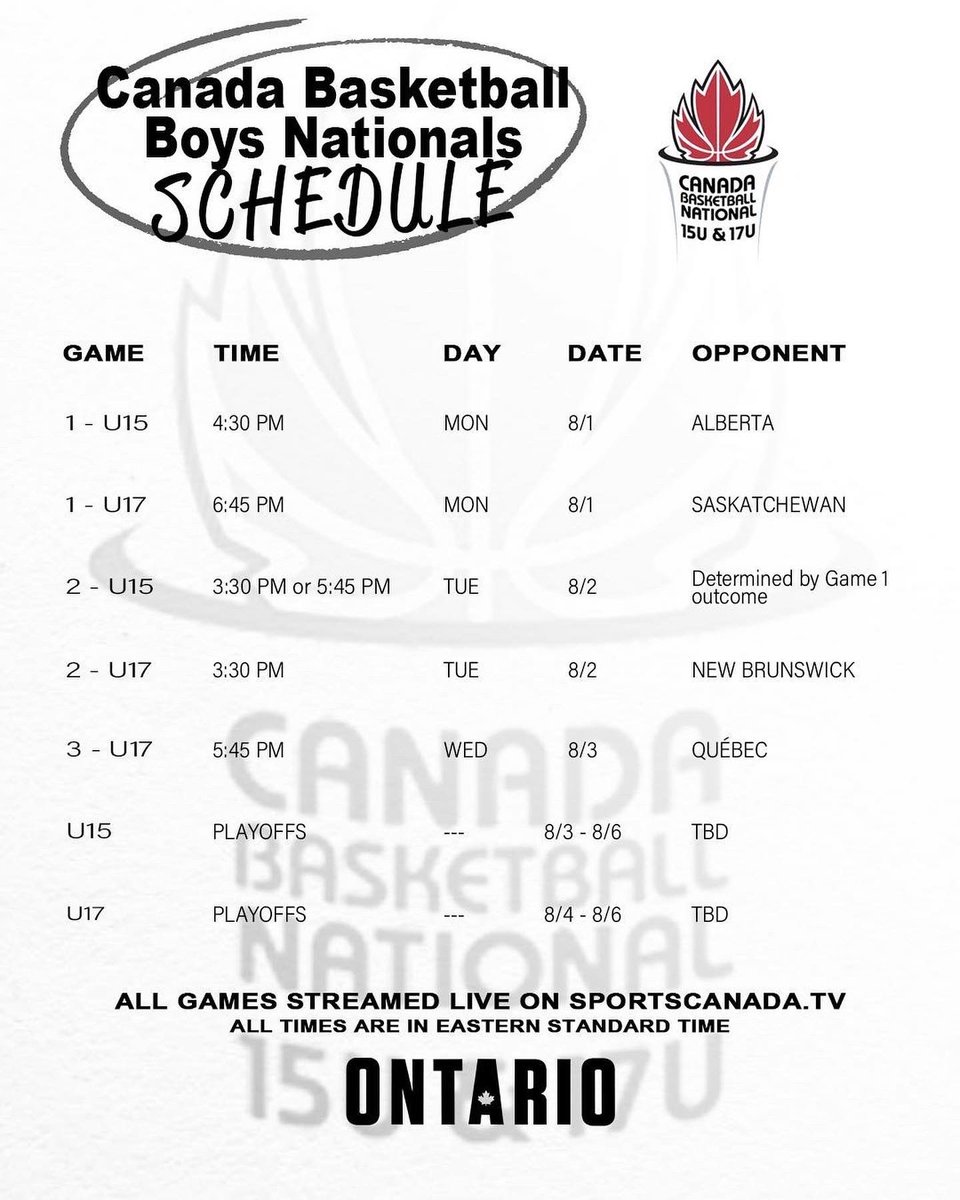 Ontario Basketball tweet media