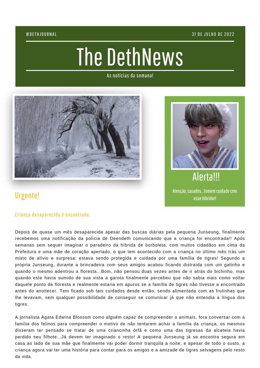 DETHJOURNAL's tweet photo. #DEETHNEWS: Confira agora as novidades da semana https://t.co/CKa2WmjUWd