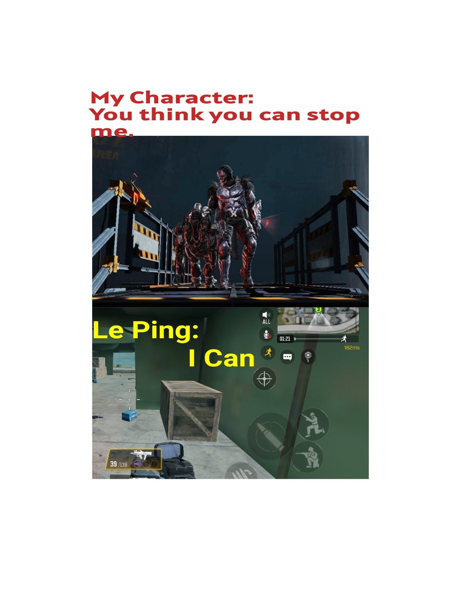 BWGaming56's tweet image. 💥 My Character: You think you can stop me.

💥 Le Ping: I can 😂😂😂😂

#CODMobile #CODMMUNITY 
#codmmemes #memes
#CallofDuty 
@MaaNCODM @BhuvenRocks @noname0487