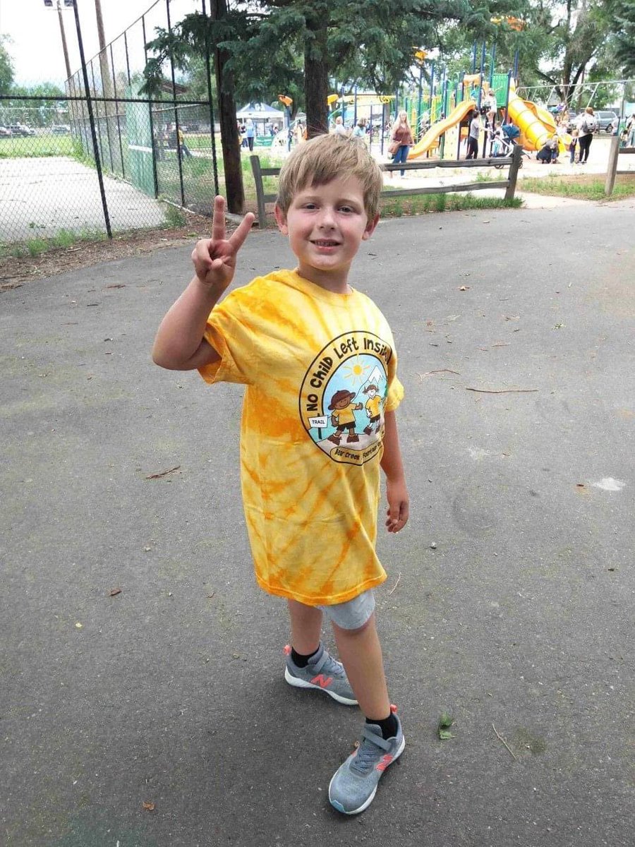 Missing Child: 7 yr old Ashton Laymon, white male, 3’8”, 60 lbs, blonde hair and blue eyes. He was last seen wearing a black short sleeve t-shirt, dark blue shorts, and grey and white New Balance tennis shoes. Contact FPD if you know where he is 719-390-5555.