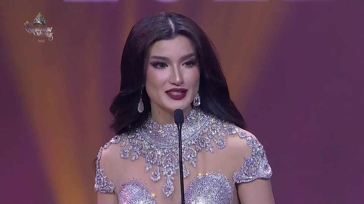 <a href="/josiahvantonio/">Josiah Antonio</a> Q: How can a pageant still attract young women when the internet makes instant celebrities?

Binibini No. 35 Diana Mackey (Nueva Ecija): Through pageants, you can be your own person, your voice about your opinions.