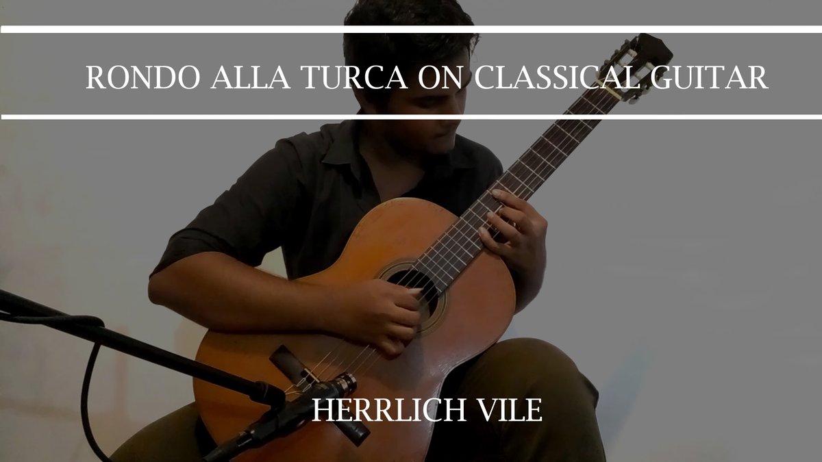 HerrlichVile's tweet photo. W.A. Mozart - Rondo Alla Turca (Turkish March), on Classical Guitar https://t.co/vlsqYPtSRc via @YouTube 

#music #musician #Guitarist #guitarsolo #mozart #ClassicalMusic https://t.co/qf4b5xdRpu