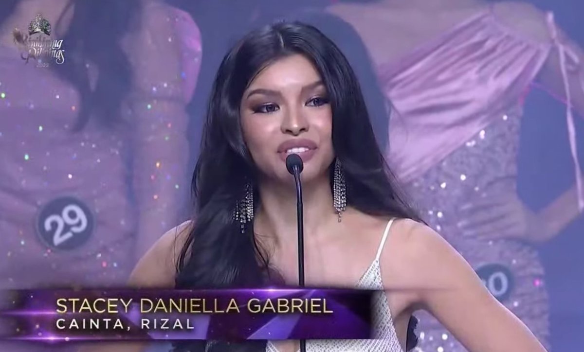 Lu_Shia97's tweet photo. #BinibiningPilipinas2022
Ms. Kakampink i mean Ms. Cainta Stacey Gabriel slapping Ms. N/ueva E/cija that we should not forget our history as it is part of our culture💅 https://t.co/BJdmfeUcGL