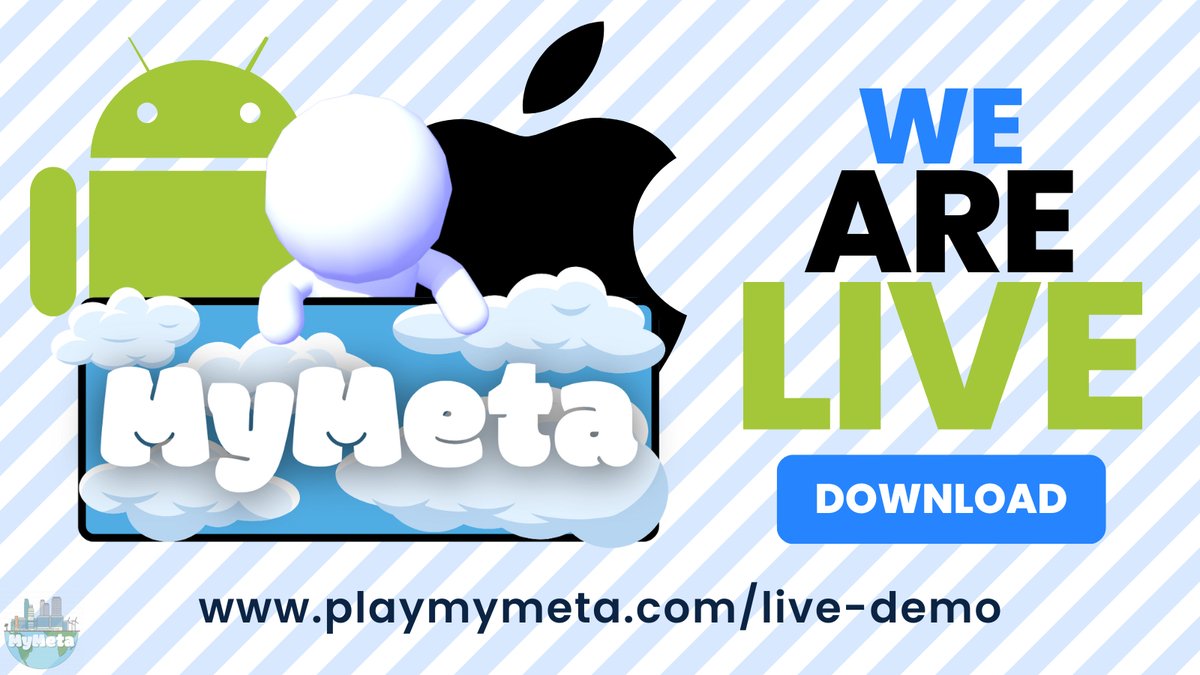 PlayMyMeta's tweet photo. Enter the Live Demo of MyMeta and travel across the MyMetaverse TODAY!!! 🚀🚀🚀

#playmymeta #mymeta #mymetaverse #metaverse #nft #crypto #nftdrop #blockchain #bitcoin #videogame #android #ios #iphone #samsung #meta #cryptocurrency #eth #digitalart #freenft #nftdrop #vr #ar https://t.co/iNUEOgM2HC