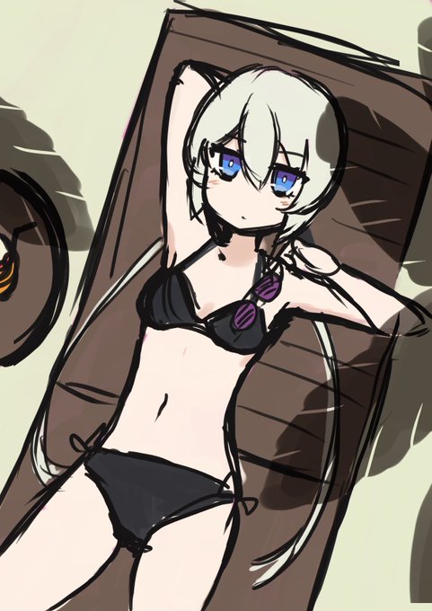 水着は来月におあずけ!
#今月描いた絵を晒そう 