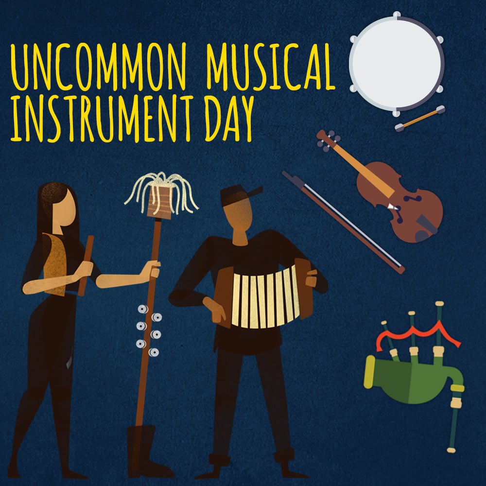wecomefromaway's tweet photo. On #UncommonMusicalInstrumentDay we celebrate and appreciate the unique sounds of #ComeFromAway that bring parts of Newfoundland to life on the stage! 🎶🎻 https://t.co/P4UB4E565F