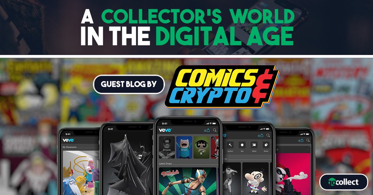 ComicsandCrypto's tweet image. We are thrilled to announce that tomorrow morning, @gocollect will be releasing our first blog focused on digital collectibles! This article goes into detail about NFTs, innovative companies, and why they are helping grow the collectibles industry. More details to come!