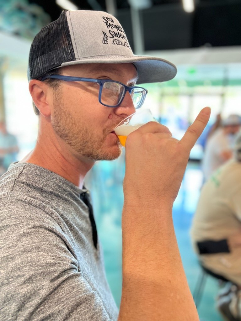 1st pour on Friday of the Danger Berry Blonde Ale! #beer #ale #hotsauce #spicybeer #drumtroutbrewing