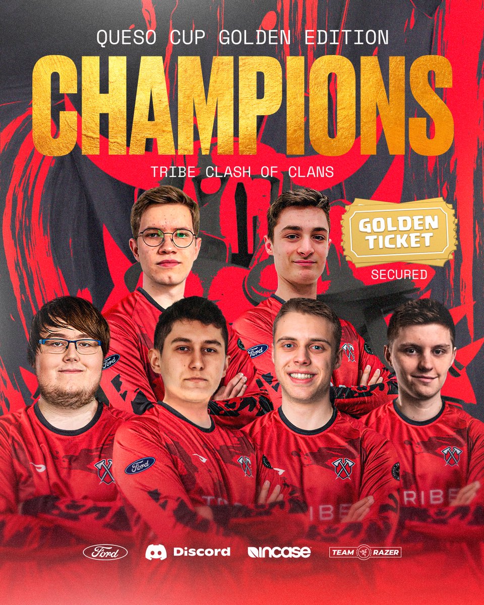 GOLDEN TICKET SECURED 

See you at Worlds! #TRIBEWIN
