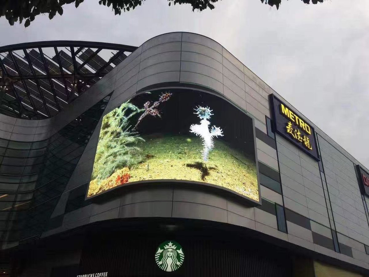 KingColor2008's tweet image. Outdoor flexible LED display