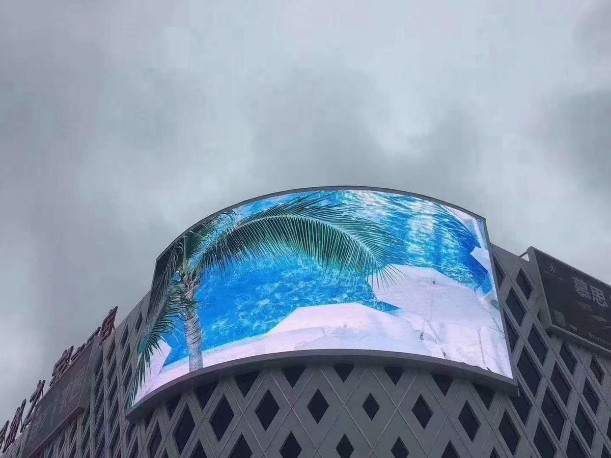 KingColor2008's tweet image. Outdoor flexible LED display