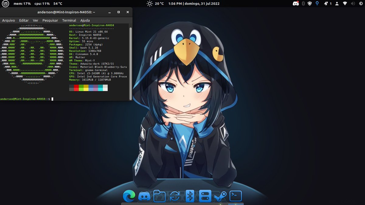 andinnh0's tweet image. Distro principal #linuxmint #linuxmint21