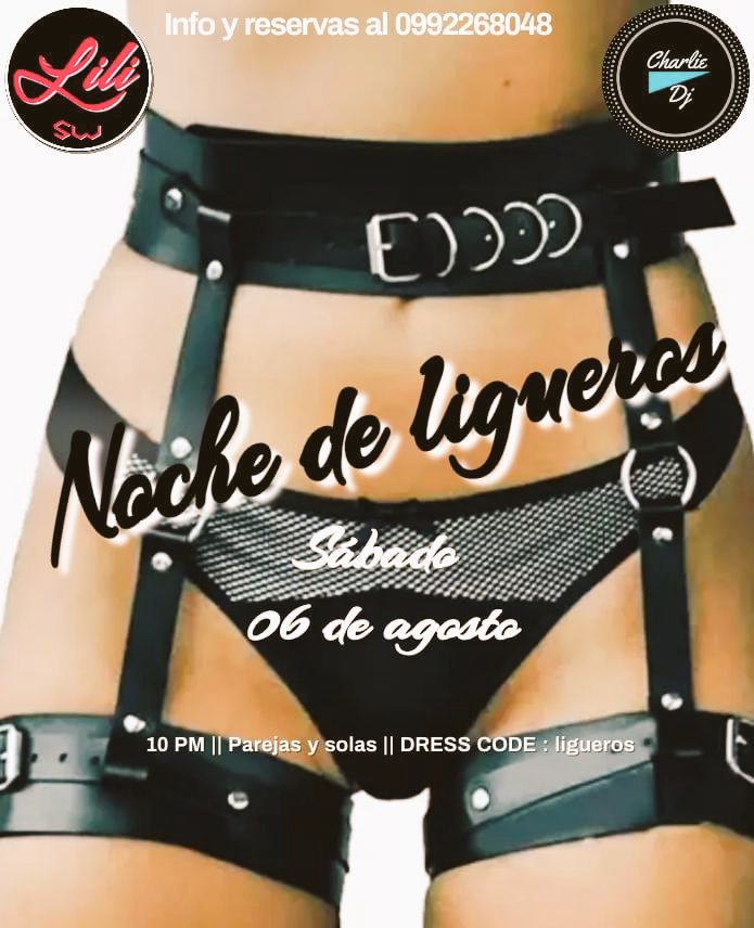 LilySwinger's tweet photo. Se llega otra una super fiesta de la mano de #Lilyswingerparty 🤗
📌Sábado 6 de agosto.
👫Evento exclusivo para parejas swingers.
🥳 Dj Resident @charliedjpy .
Open doors:22hs.
📲Reservas de entradas: 0992 268048 .
#ASUSWINGER #Parejas #Partyhot . https://t.co/FTSMVO2h7j