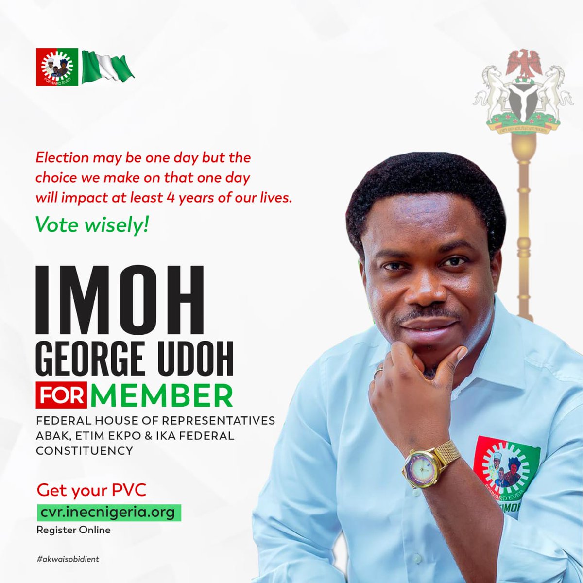 Official_Veeky's tweet photo. It's time for a real change in Etim Ekpo, Ika, and Abak

Imoh George is Better!!
@Imoh_GeorgeUdoh 
@PeterObi 
#BBNajia 
Laird Chong Garnacho 
#StudentsWithDLB https://t.co/aeO7r1IATd