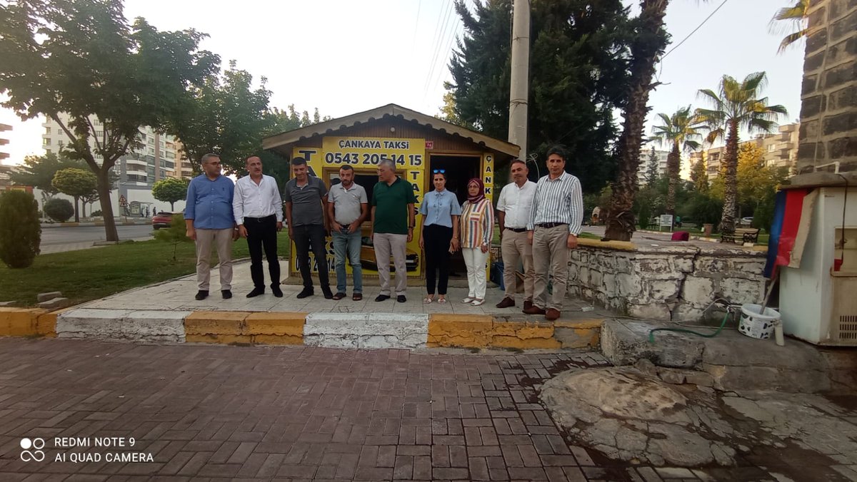 gelecek63's tweet photo. Karaköprü İlçesinde bulunan Çankaya Taksi Durağını ziyaret ederek Şoför Esnafının dertlerini dinledik. Esnafın Talebi: ÖTV'siz ve Kdv'siz Yakıt Talebi. @Ahmet_Davutoglu @GelecekPartiTR @SelimTemurci @abdullahyesil63 https://t.co/KsC2jc4aKJ