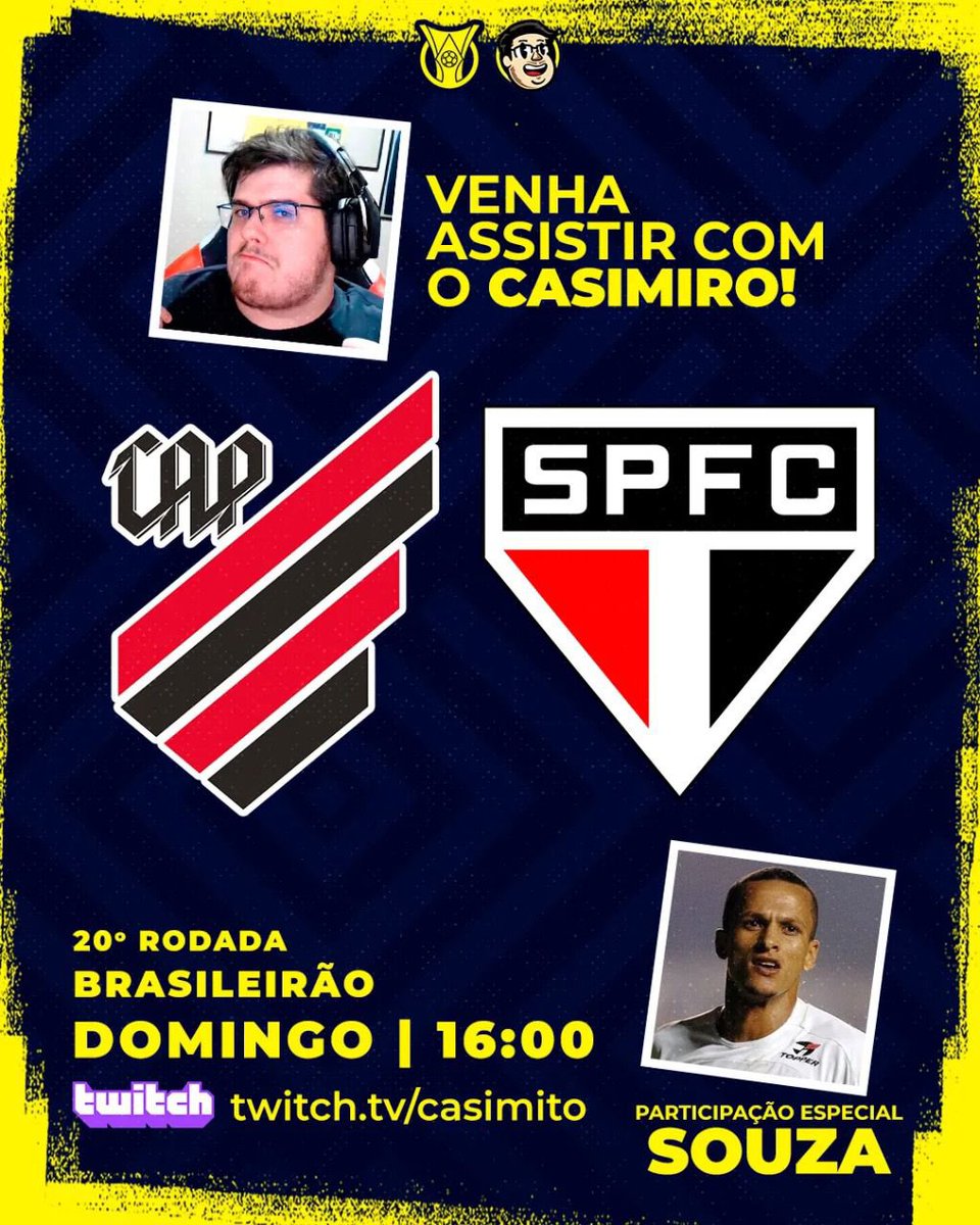 São Paulo FC on X: Ih, mané, hoje tem transmissão do jogo do