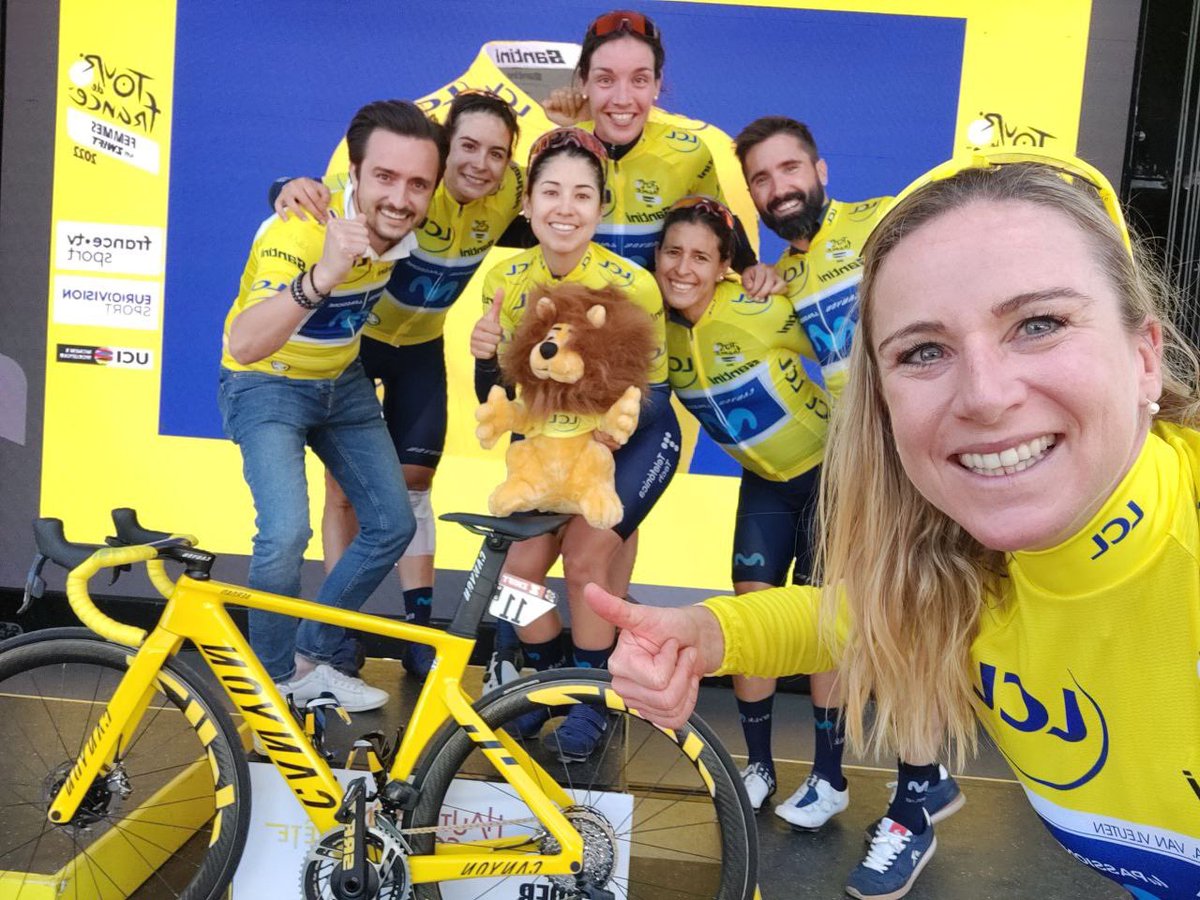 Movistar_Team's tweet photo. That selfie 😊😊

#TDFF | #MiekItHappen https://t.co/njrE0BU0aI