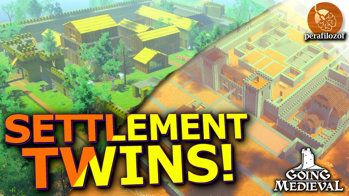 perafilozof_YT's tweet photo. 🎪Two players built the same settlement in Going Medieval just from different materials
▶https://t.co/q9i3h8GD3y
#GoingMedieval #indiegame #Showcase #Designs #settlements #gameplay #medieval #castle #Fortress #playermade #PCgame #GoingMedieval #survival https://t.co/AUnmAHZsVz