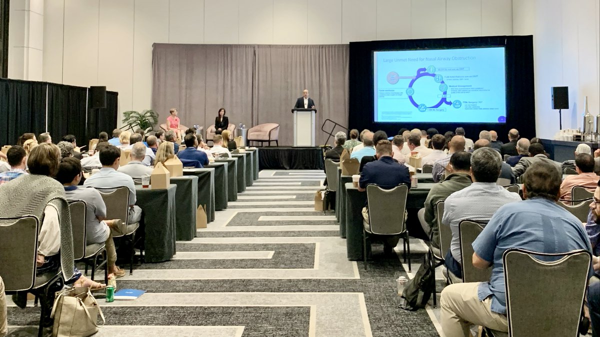 AerinMedical's tweet photo. A big thank you to our #symposium panelists, Joseph K. Han, MD, and Jivianne Lee, MD, for the engaging discussion on in-office advances in the treatment of nasal airway obstruction and chronic rhinitis yesterday at the @AmRhinoSociety Summer Sinus Symposium. #ARS2022SSS https://t.co/XPRXzS3pph