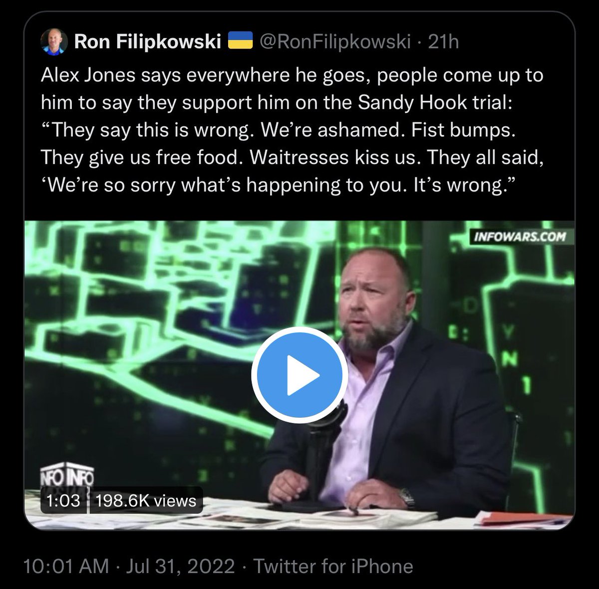 This <a href="/RonFilipkowski/">Ron Filipkowski</a> guy regularly uncritically spreads far-right disinfo for clickbait and steals content from other people (including our outlet) then acts high and mighty like he’s saving the republic when you call him out. Stop sharing his shit. I’m sick of it.