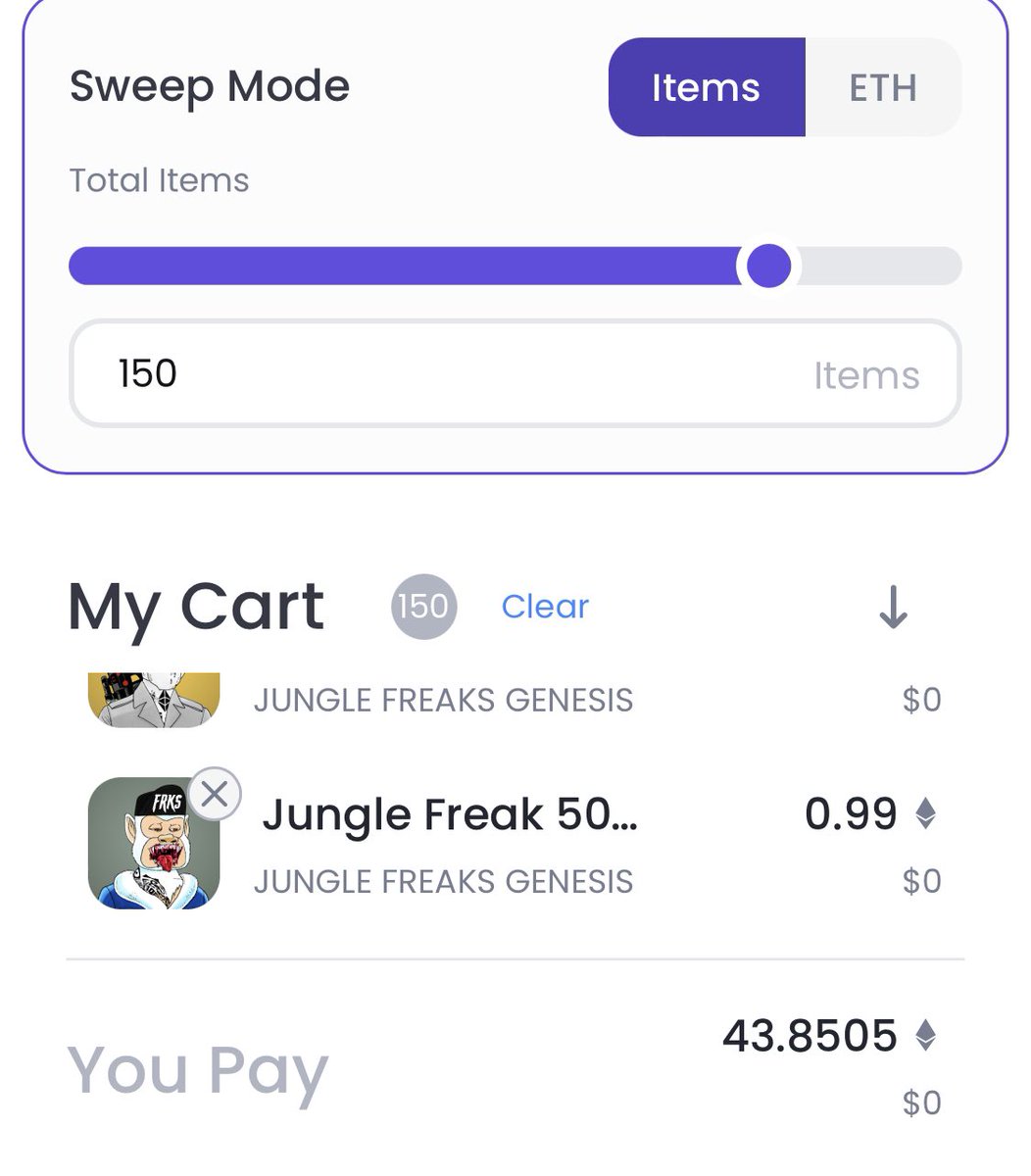 Babar_NFTs's tweet photo. Just checked on @gemxyz. 

186 listed on OS. 

178 @JungleFreaksNFT < 10ETH floor

150 @JungleFreaksNFT < 1ETH floor

With my idea, if we sell out (and we will), 10ETH floor is possible.

But let bring back to +1ETH / +3ETH / +5ETH and more 

👀👀 https://t.co/aV8nVl1iu6