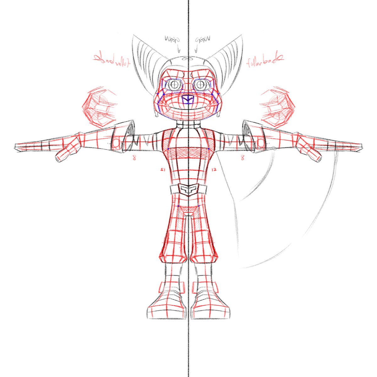I just spent the past few hours making a somewhat game accurate Ratchet ref that I can use whenever I eventually decide to start modelling lol https://t.co/Zx4FB73D49 