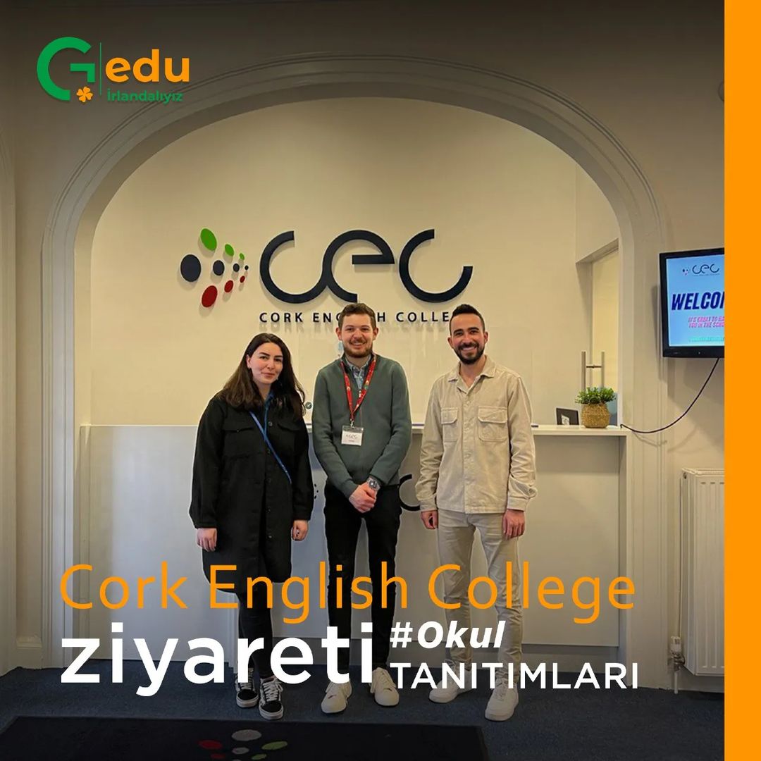 ☘️ İrlanda'nın önde gelen İngilizce dil kolejlerinden biri olan Cork English College; üç güzel bina ile Cork şehir merkezinin kalbinde yer almaktadır. Biri Patrick's Hill'de yüksekte, diğer ikisi ise Pitoresk Lee Nehri'ne bakan deniz kıyısında konumlara sahip.