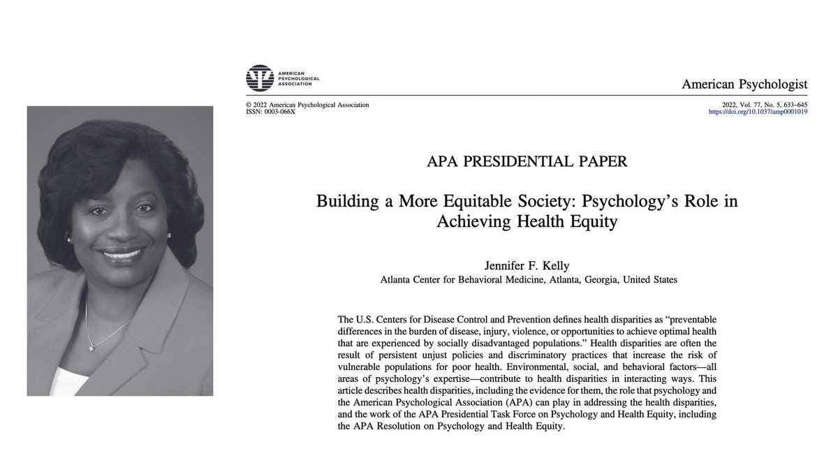 Jennifer F. Kelly 2021 President of the APA tweet media