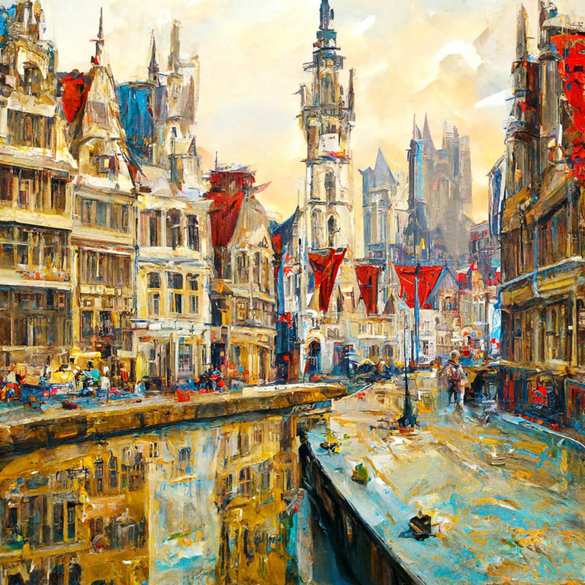 ❤ NEW DROP ❤
   DGART #312
"Ghent City, Belgium"
1/1
0.007 ETH (Polygon)
No Gas Fee 
You can print &amp; hang on your wall this Image. 
Link to download is in Unlockable Content.
⬇
opensea.io/assets/matic/0…
<a href="/opensea/">OpenSea</a> #NFTNusantara #openseaNFT #NFT #Jefri #KatoOGgo #DGART