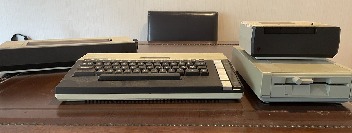DNSDEBRO's tweet photo. Great news! As my youngest prepares for college my parents found my #atari800xl #atari1027 #atari1010 #atarixf551 I had as a freshman. Wishing them a great first year! https://t.co/HG2GdqOTtx