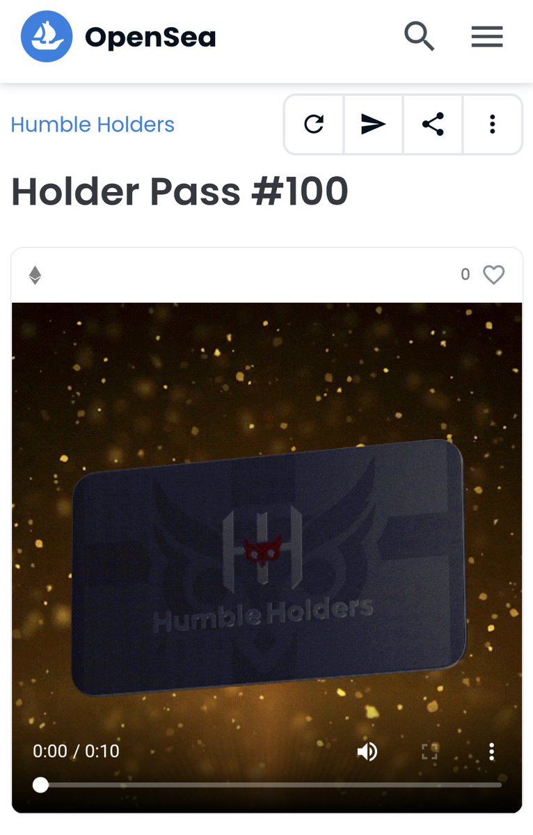 In Honour of <a href="/OperationSin/">operationSIN</a> 
<a href="/HatoETH/">Hato</a> <a href="/NFTLlama/">NFT Llama</a>

We are 100 individuals  #HumbleHolders Elite supporters, "Agents"of <a href="/OperationSin/">operationSIN</a>. All 100 of us proving we are trustworthy holders of the Sinners. 
<a href="/TheNewNFT1/">Toni❓</a>
#HoldersSupportSinners
#operationSIN
opensea.io/collection/hum…